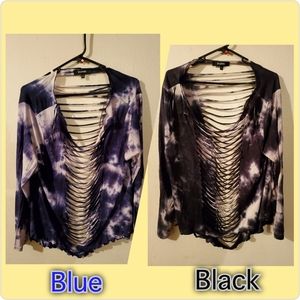 BUNDLED! Tie-dye slash tops